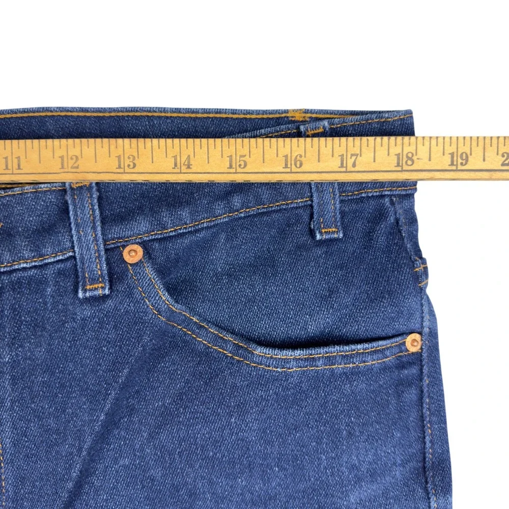 Vtg‎ Levi's 517 Bootcut Jeans Men 38x30 (fits 36.5x28.5) Dark Wash Black Tab USA